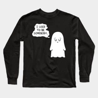 Sad Ghosh Long Sleeve T-Shirt